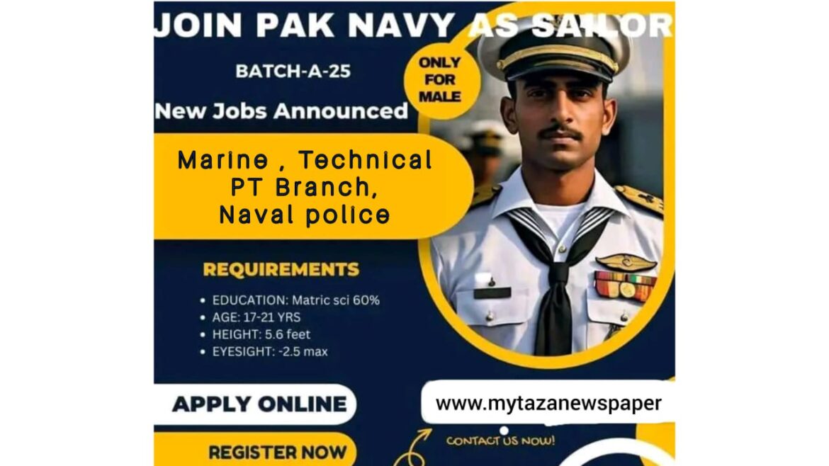 Pakistan Navy Jobs 2024 | Join Pak Navy | Apply Online