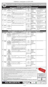 Jobs In Pakistan Public service Commission 2024