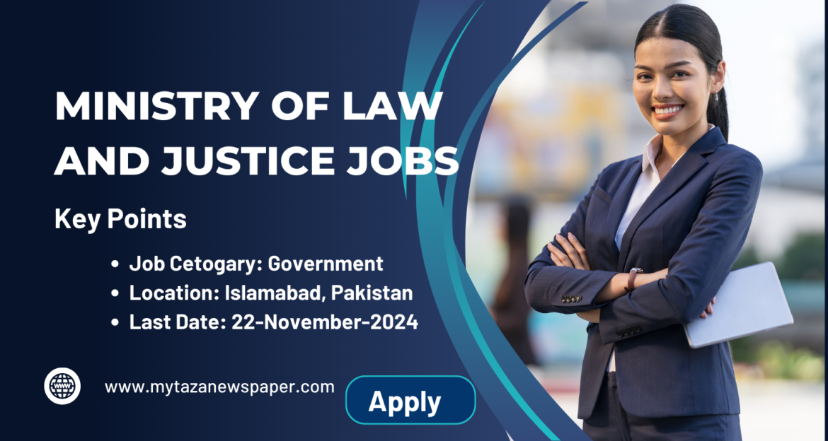 Latest Ministry of Law and Justice Jobs 2024 | Apply Online