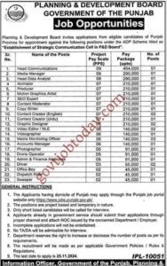 Job Advertisement for Planning and Development Board Jobs 2024