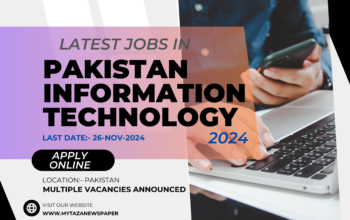 Latest IT Jobs in Pakistan 2024