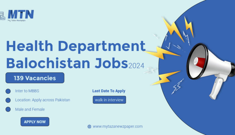 Health Department Balochistan Jobs 2024 Advertisement